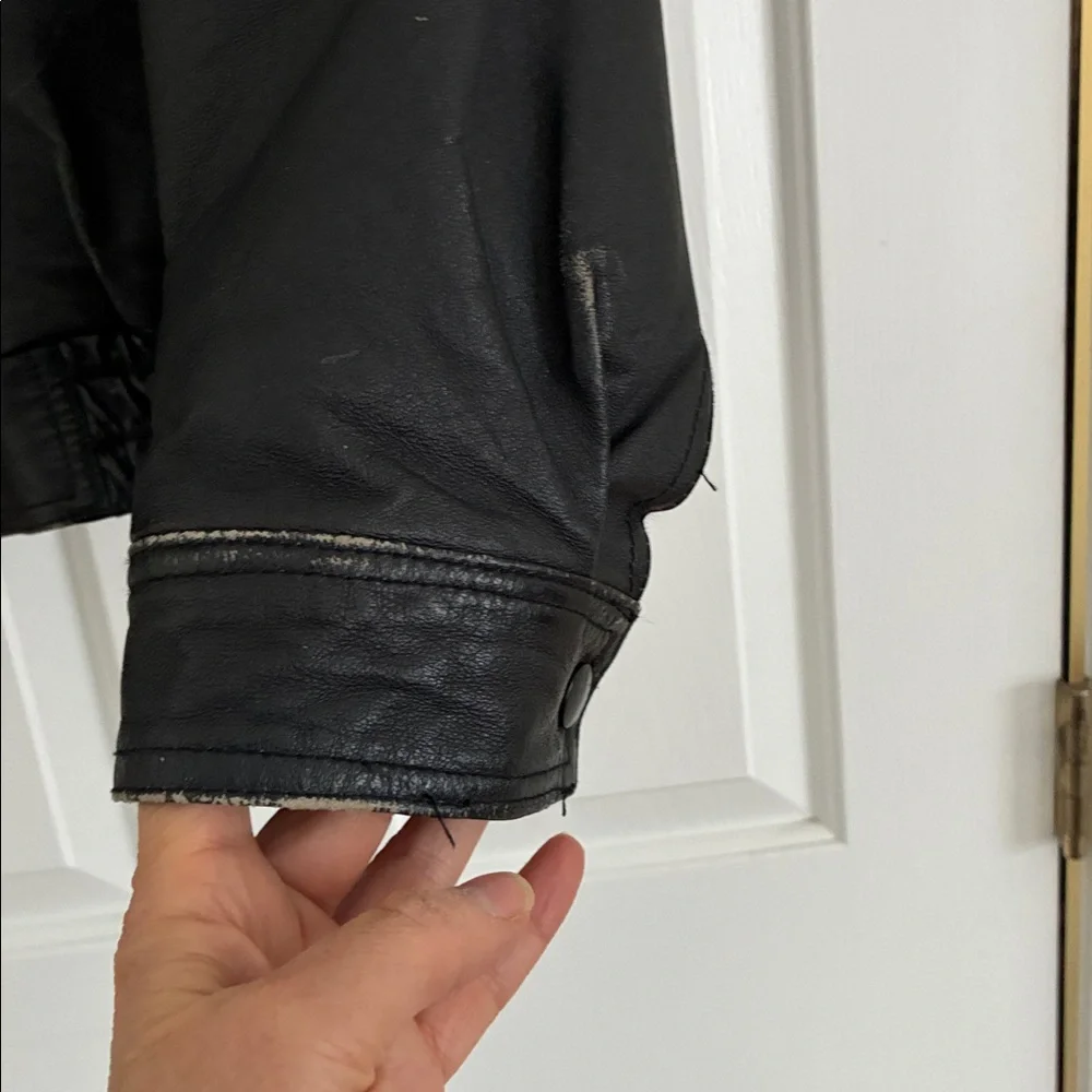 🆕 New Listing! Vintage Wilda Men's Classic Black Bomber Jacket SZ S